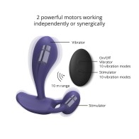 Witty Remote-Controlled Silicone Vibrator for Intimate Pleasure