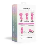 Love to Love Itsy Bitsy Mini Vibrador Wand Recargable - Rosa Pasión