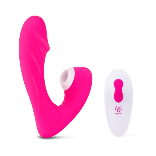 Vibrador de Control Remoto Together Internal Kiss Rosa