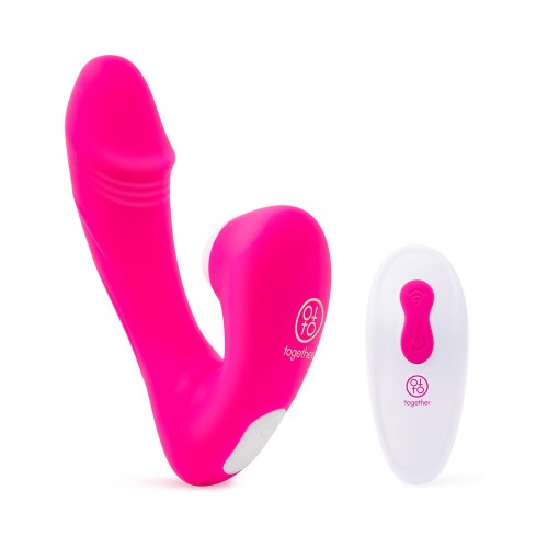 Vibrador de Control Remoto Together Internal Kiss Rosa