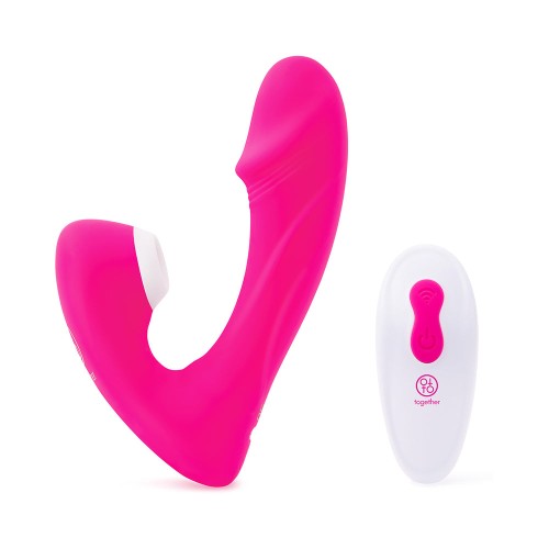 Vibrador de Control Remoto Together Internal Kiss Rosa