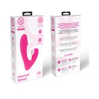 Together Internal Kiss Remote Control Vibe Pink