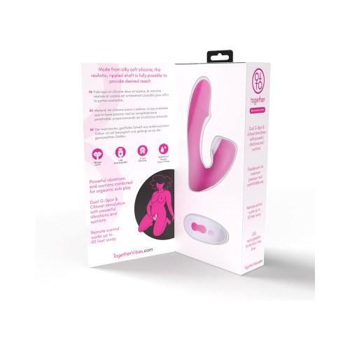 Vibrador de Control Remoto Together Internal Kiss Rosa