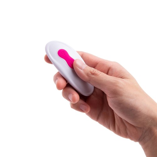 Pink Strapless Vibrator with Remote Control