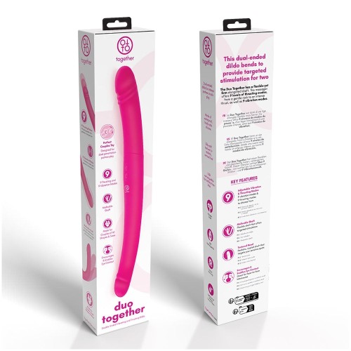 Vibrador de Silicona Together Duo Rosa