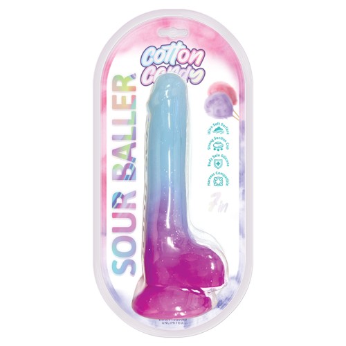 Cotton Candy Sour Baller Silicone Dildo - Fun and Pleasure