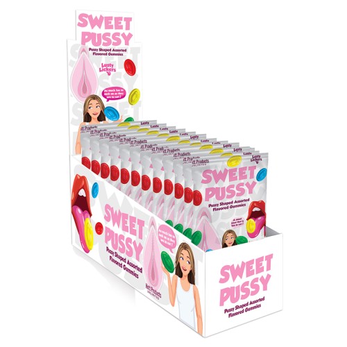 Sweet Pussy Gummies Assorted Flavors 12 Pcs