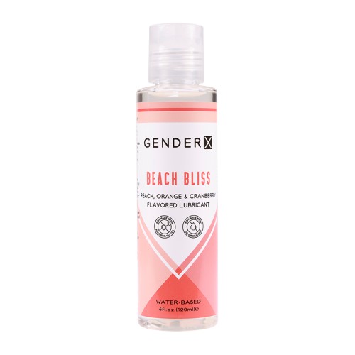 Lubricante a Base de Agua Sabor Durazno, Naranja y Arándano Gender X Beach Bliss 4 oz.