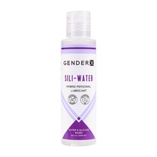 Gender X Sili-Water Hybrid Personal Lubricant 4 oz for Comfort