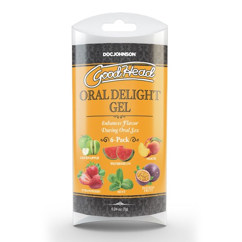 Gel Delicia Oral GoodHead Multi-Sabor para Placer Oral Mejorado