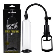 Rock Solid Penis Pumping Kit with 4 Attachments