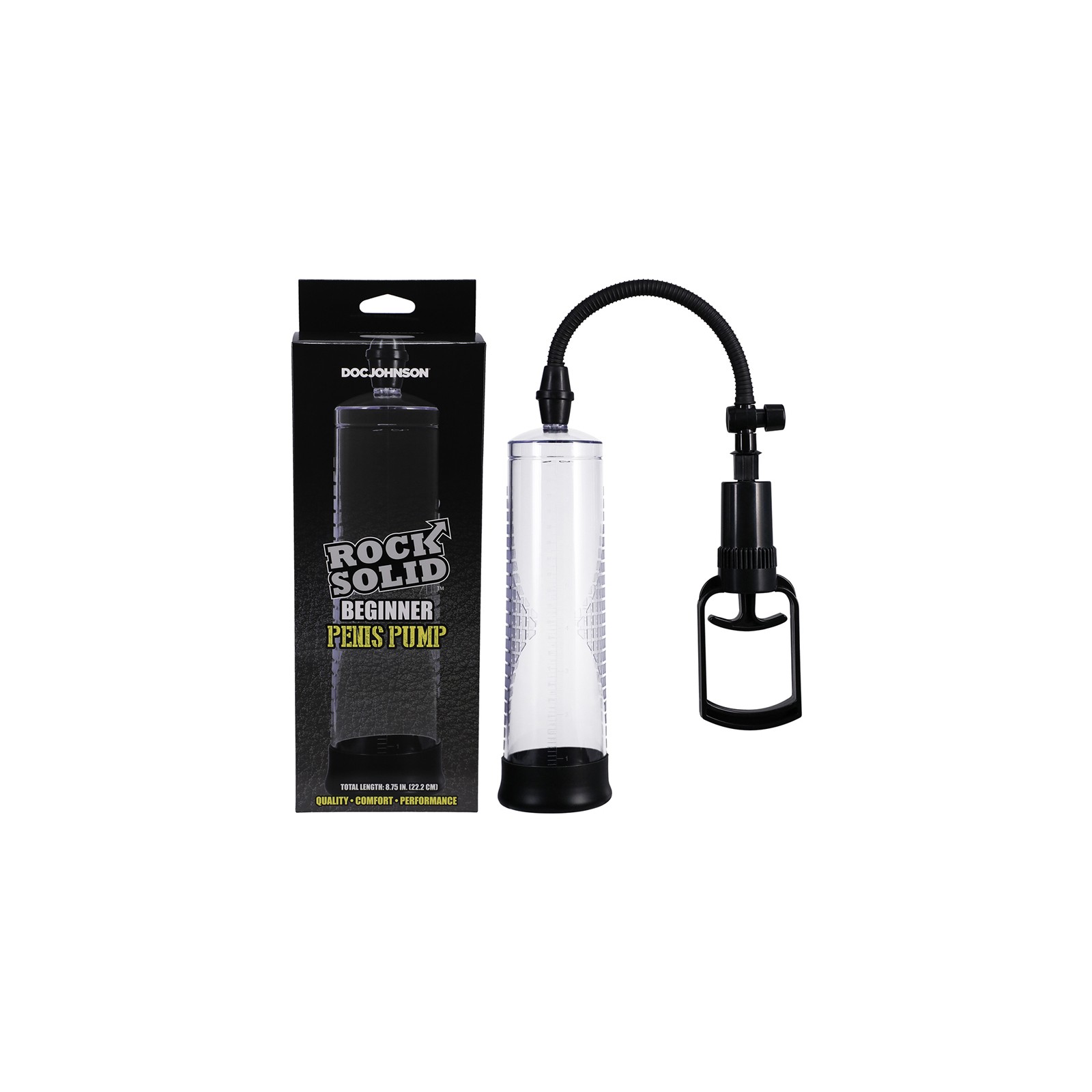 Rock Solid Beginner Penis Pump Black/Clear