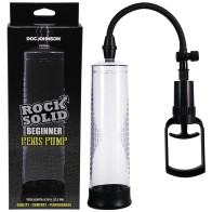 Rock Solid Beginner Penis Pump Black/Clear