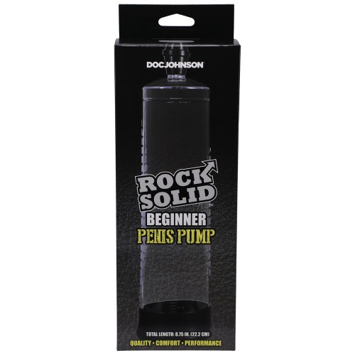 Rock Solid Beginner Penis Pump Black/Clear