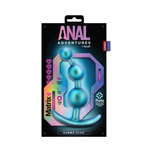 Anal Adventures Matrix Gamma Plug Neptune Teal