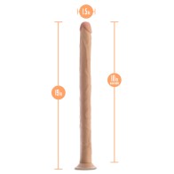 Dildo Dr. Skin de 19 Pulgadas - Realista Beige