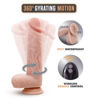 Dr. Skin Remote Controlled Vibrating Dildo - Dr. Ethan