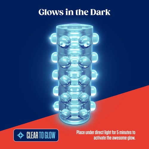 RIZE Swich Glow in the Dark Self-Lubricating Stroker Clear