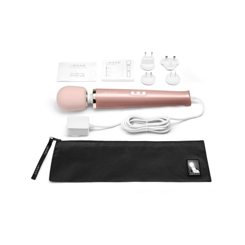 Le Wand Plug-In Vibrator For Intense Pleasure