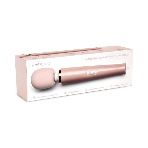 Le Wand Plug-In Vibrator For Intense Pleasure