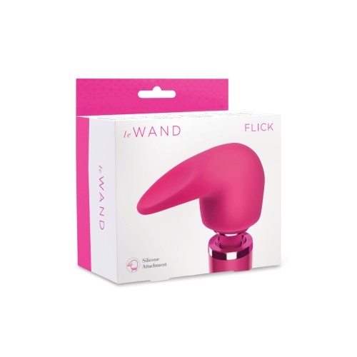 Ajuste de Silicona Le Wand Flick para Placer Oral