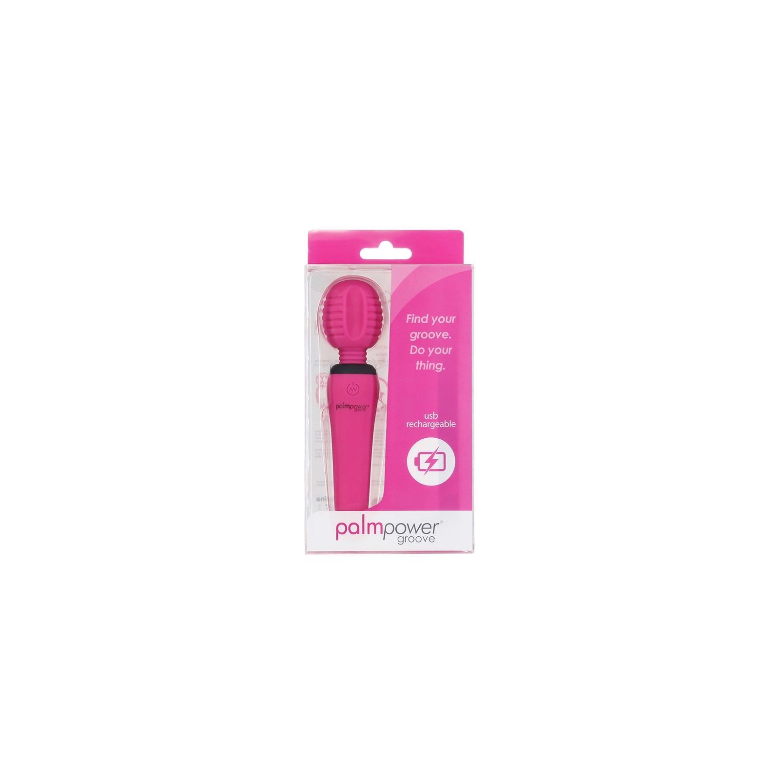 Rechargeable PalmPower Groove Wand Massager