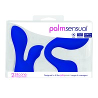 Accesorios PalmPower PalmSensual 2-Pieza Cabezas de Masaje de Silicona