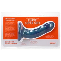 Tantus Curve Dildo Suave Malachita de 6.5 in. para Estimulación del Punto G y P