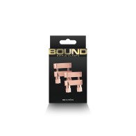 Pinzas para Pezón Bound V1 - Rosa Dorado - Compra Ahora