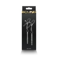 Pinzas para Pezones Bound D3 Gunmetal - Sensaciones Emocionantes