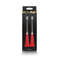 Pinzas para Pezones Bound T1 Rojo