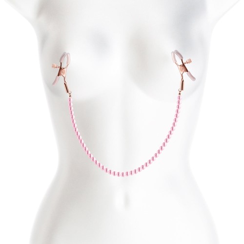 Bound Nipple Clamps DC1 Pink for Sensational Play