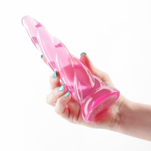 Dildo de Gel Fantasia Sirena Rosa - Flexible y Estimulante