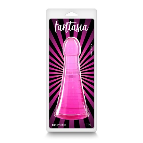 Dildo Fantasia Phoenix de Gel en Rosa