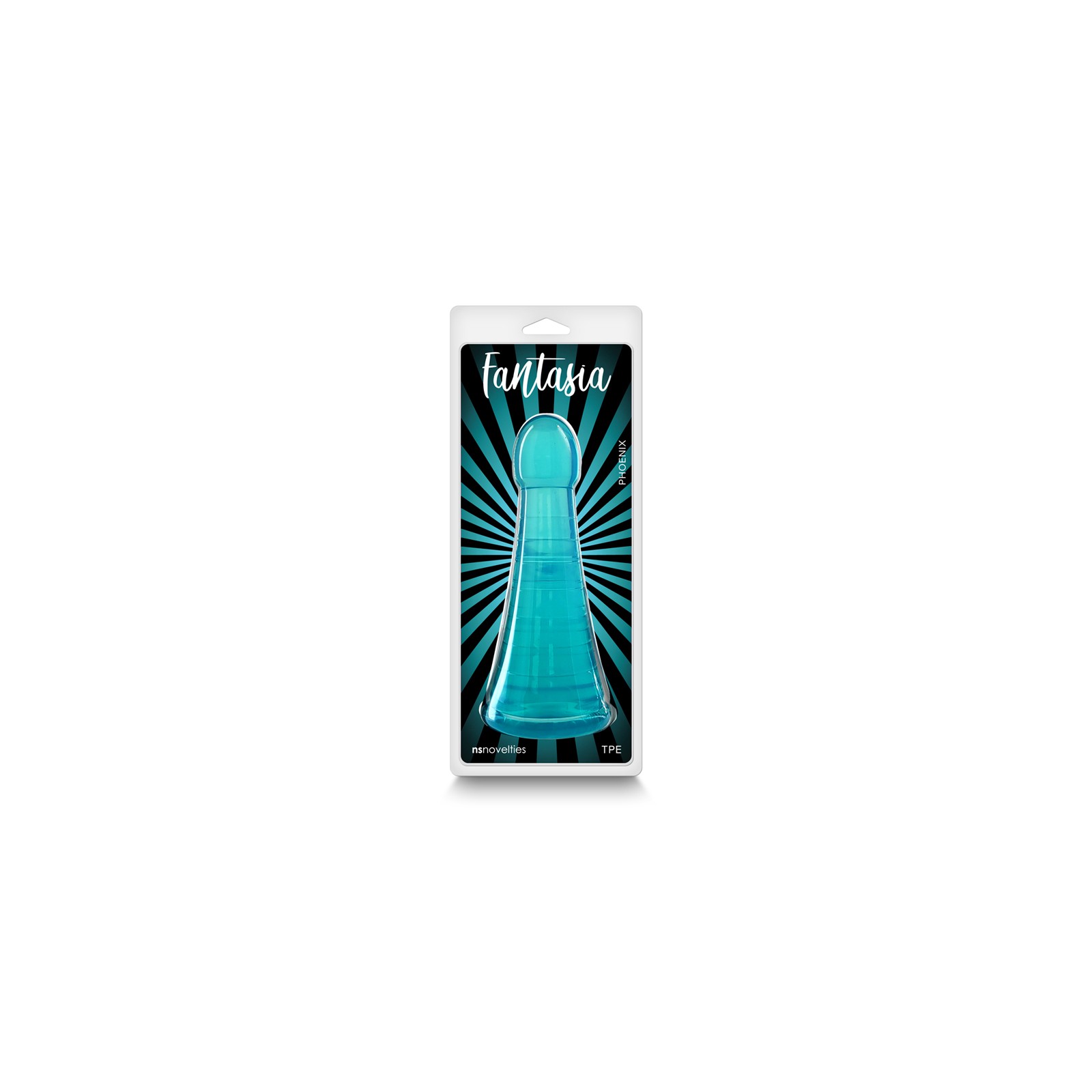 Fantasia Phoenix Jelly Dildo Teal - Luxurious Pleasures