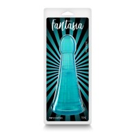 Dildo de Gel Fantasia Phoenix Turquesa - Placeres Lujosos