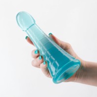 Dildo de Gel Fantasia Phoenix Turquesa - Placeres Lujosos