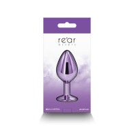 Rear Assets Metal Anal Plug Medium Purple