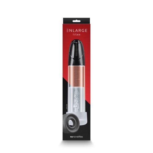 Titan Penis Pump Black by Enlarge