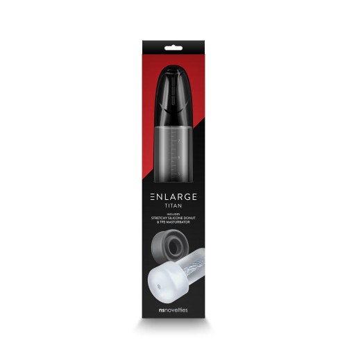 Titan Penis Pump Black by Enlarge