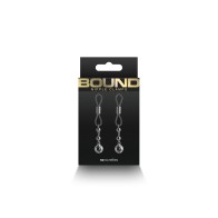 Bound Nipple Clamps D1 Gunmetal