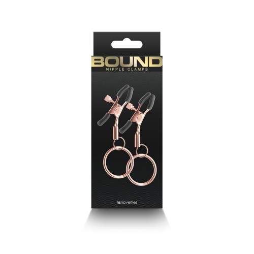 Pinzas para Pezones Bound C2 Rosa Oro