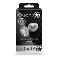 Ouch! Plug Anal con Joyas Redondas para un Juego Elegante