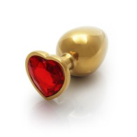 Ouch! Heart Gem Medium Butt Plug