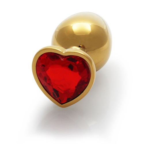 Ouch! Heart Gem Medium Butt Plug