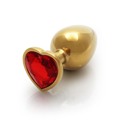 Ouch! Heart Gem Large Butt Plug for Sensation