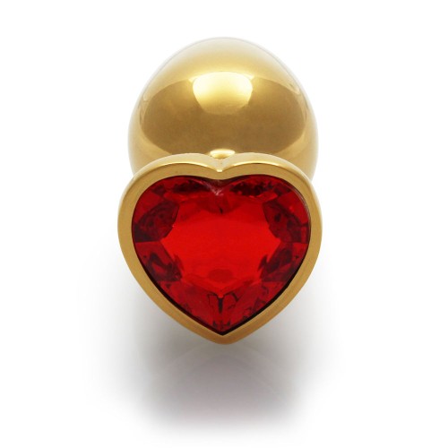 Ouch! Heart Gem Large Butt Plug for Sensation