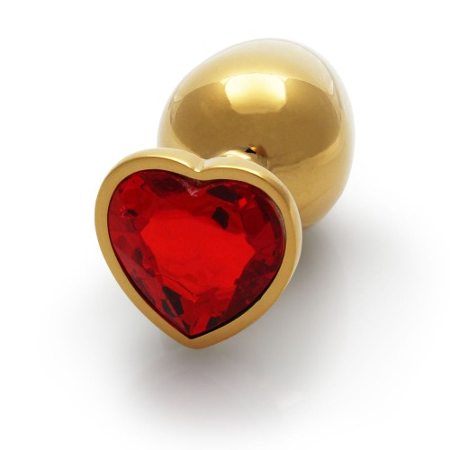 Ouch! Heart Gem Large Butt Plug for Sensation