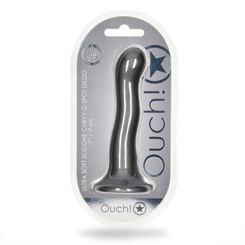 Ouch! Dildo Curvo G-Spot Ultra Suave 7 in.