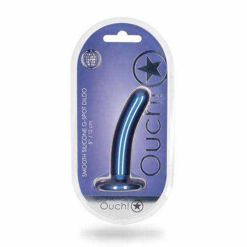 Ouch! Smooth Silicone G-Spot Dildo - 5 in.